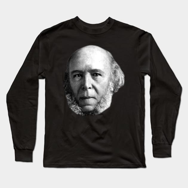 Herbert Spencer Long Sleeve T-Shirt by TheLiterarian